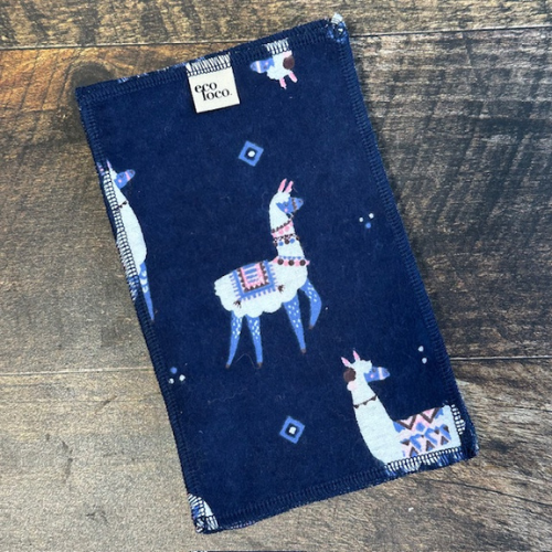 Papier de toilette lavable avec motif de lamas