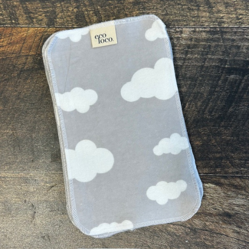 Papier de toilette lavable avec motif de nuage