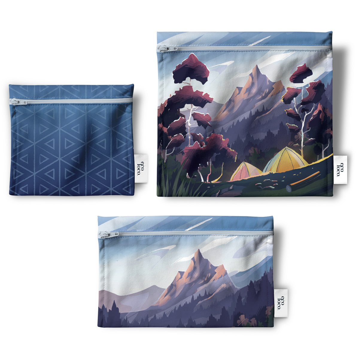 Trio Eco-Friendly Reusable Lunch Bags