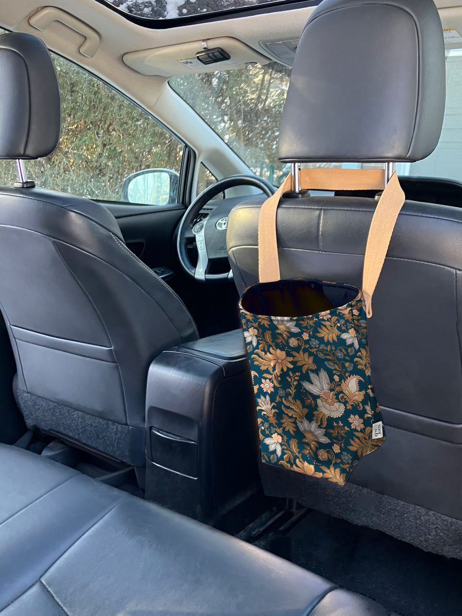 Washable Car Bin - Wastebasket with Handle