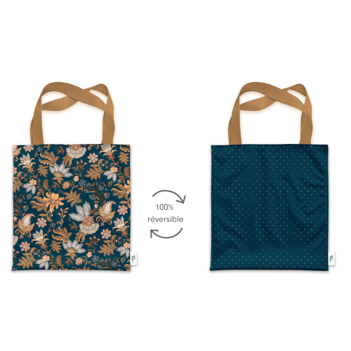 hand made reversible tote bag
