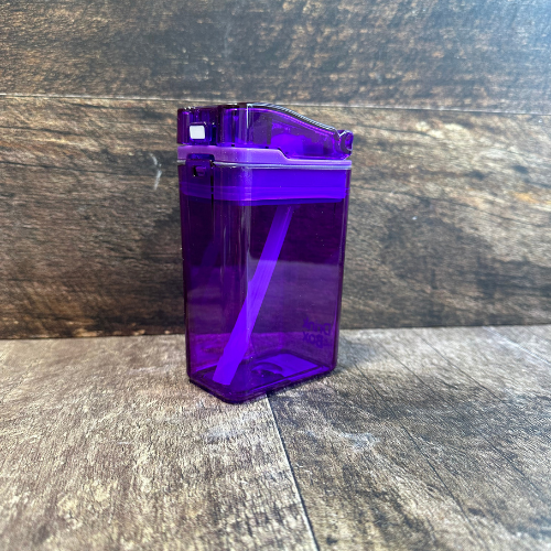 Boite à jus réutilisable mauve de la marque Drink in a box 8 oz