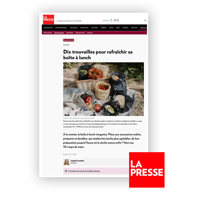 Article La presse Eco loco dans Dix trouvailles pour rafraîchir sa boîte à lunch
