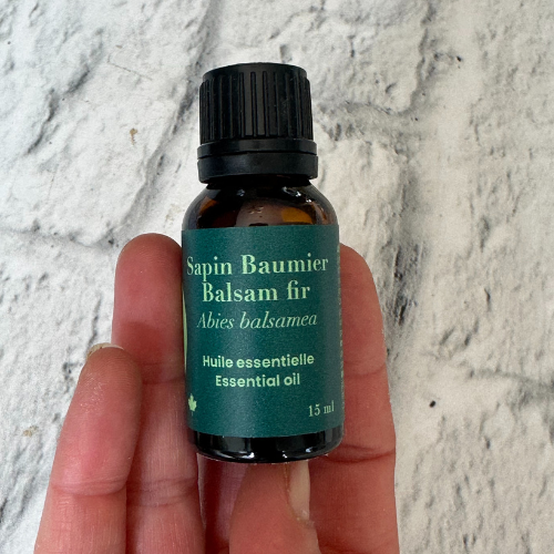 Huile essentielle fabriquée au Québec Sapin Baumier
