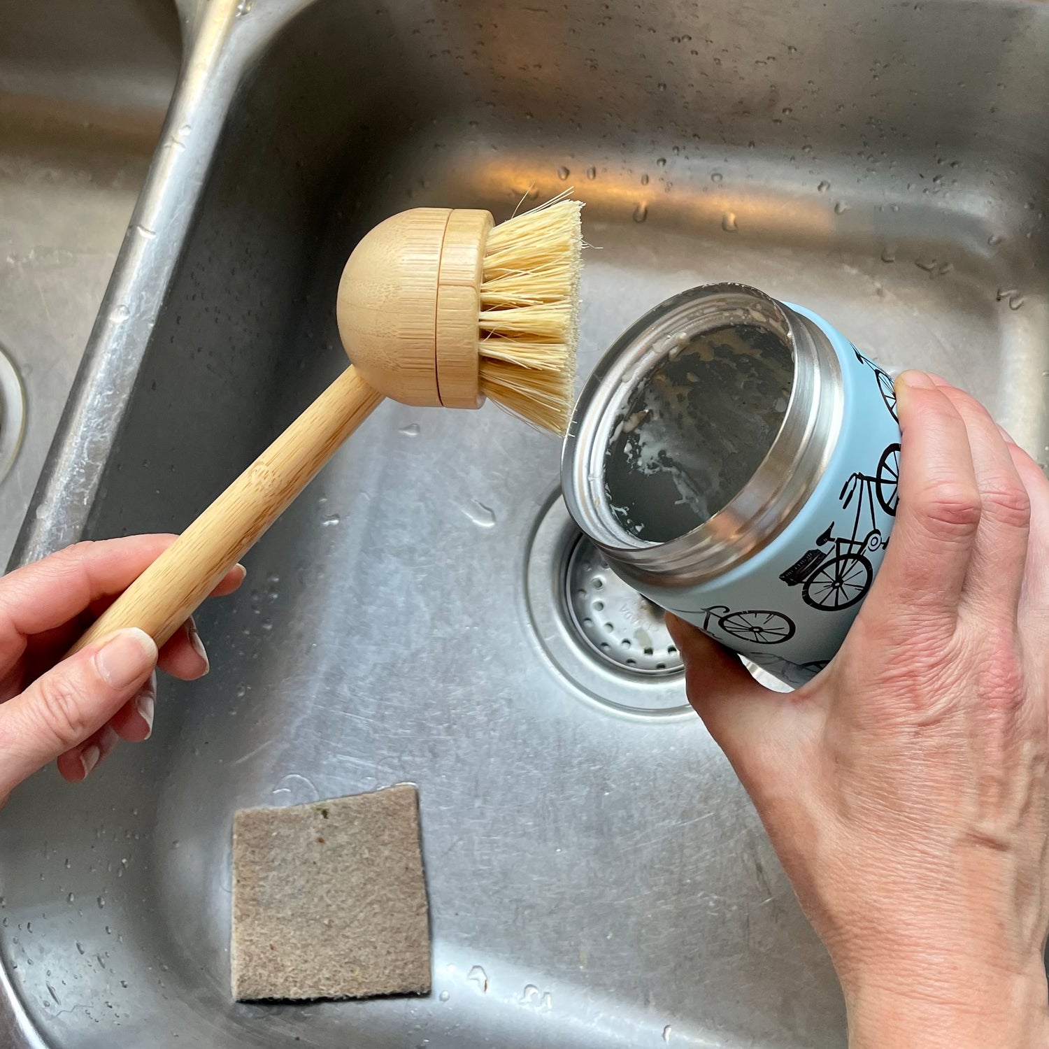 brosse à vaisselle- tête remplaçable