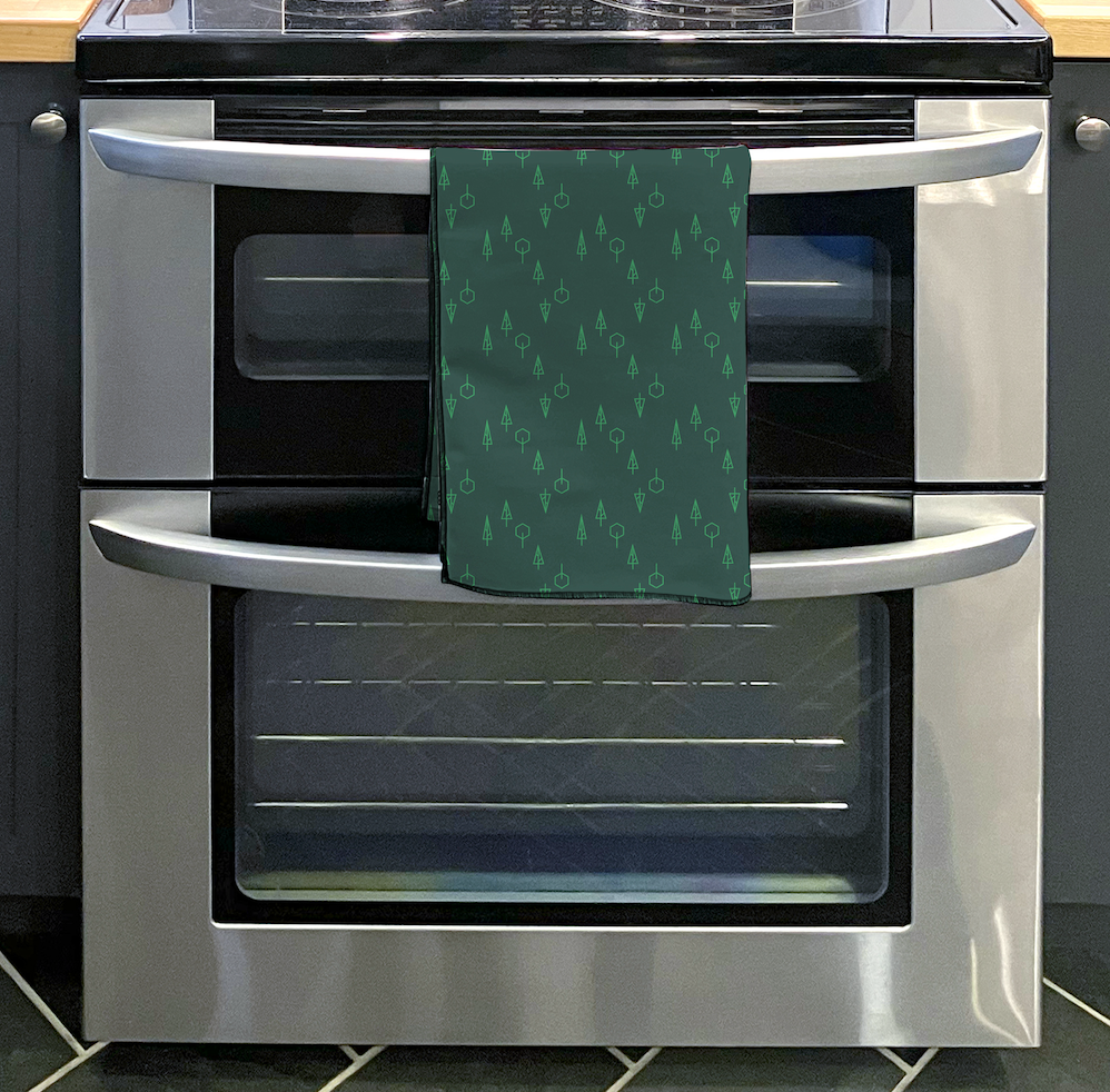 Serviette, linge à vaisselle en microfibre personnalisable, fabriqué au québec - Eco Loco