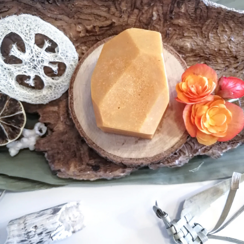 Barre de gel douche solide Orange douce 100 g – parfum sucré et ensoleillé pour la peau