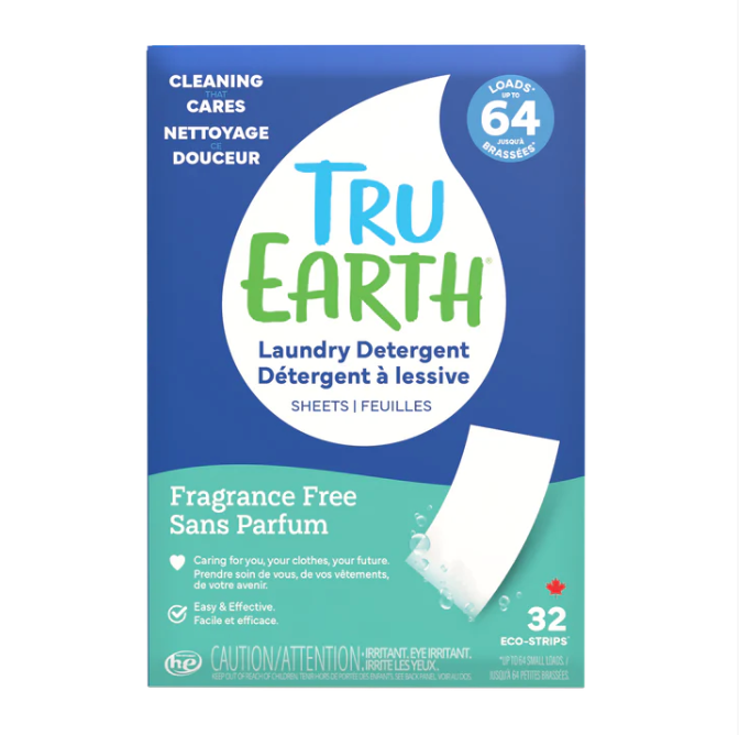Laundry detergent eco-stripes