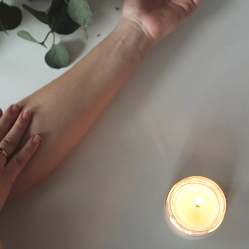 chandelle massage - nourrissante peau