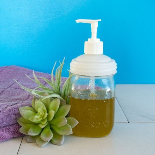 mason jar pump
