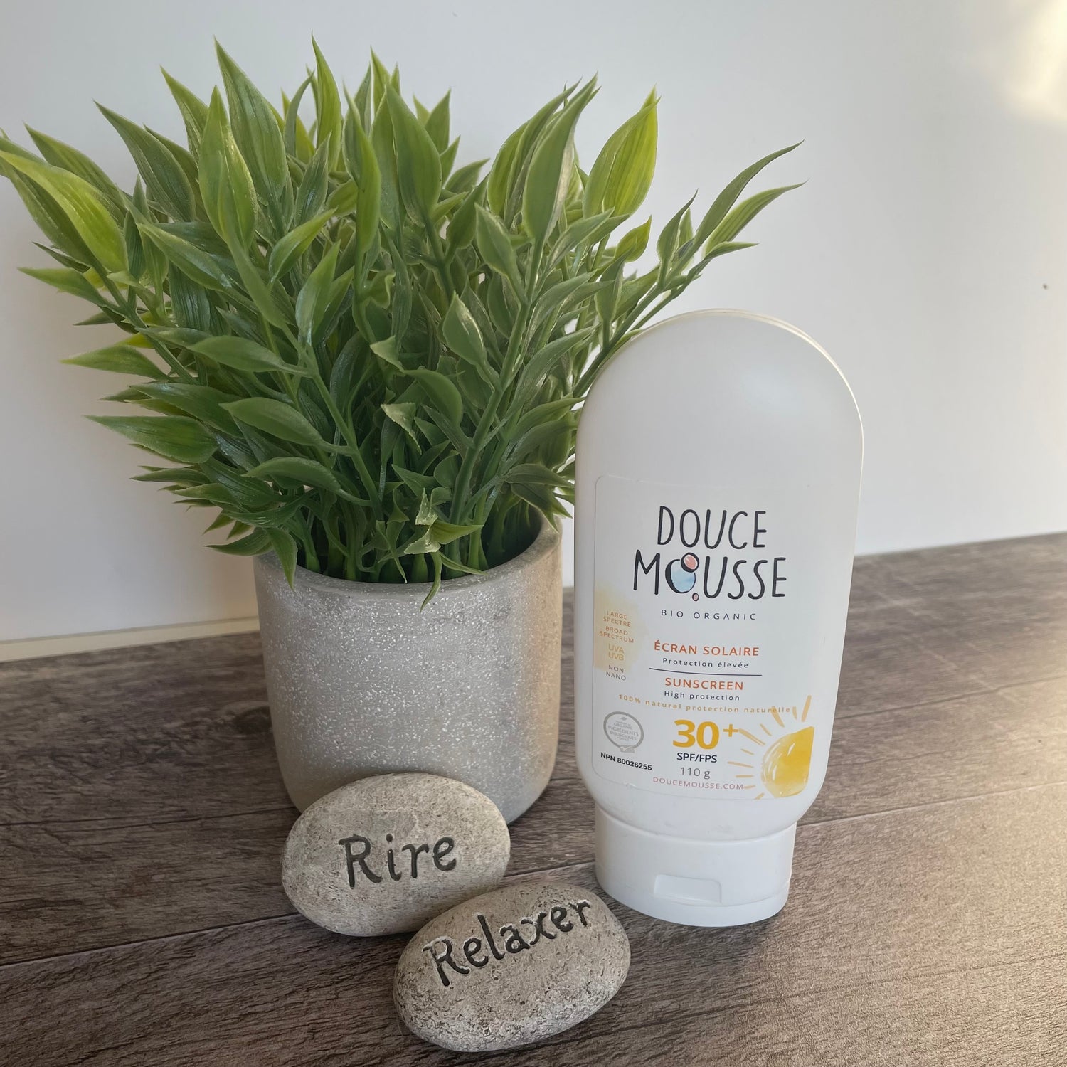 écran solaire douce mousse 30 FPS