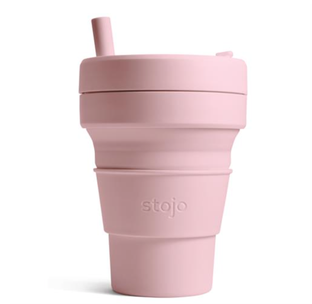 foldable cup with straw