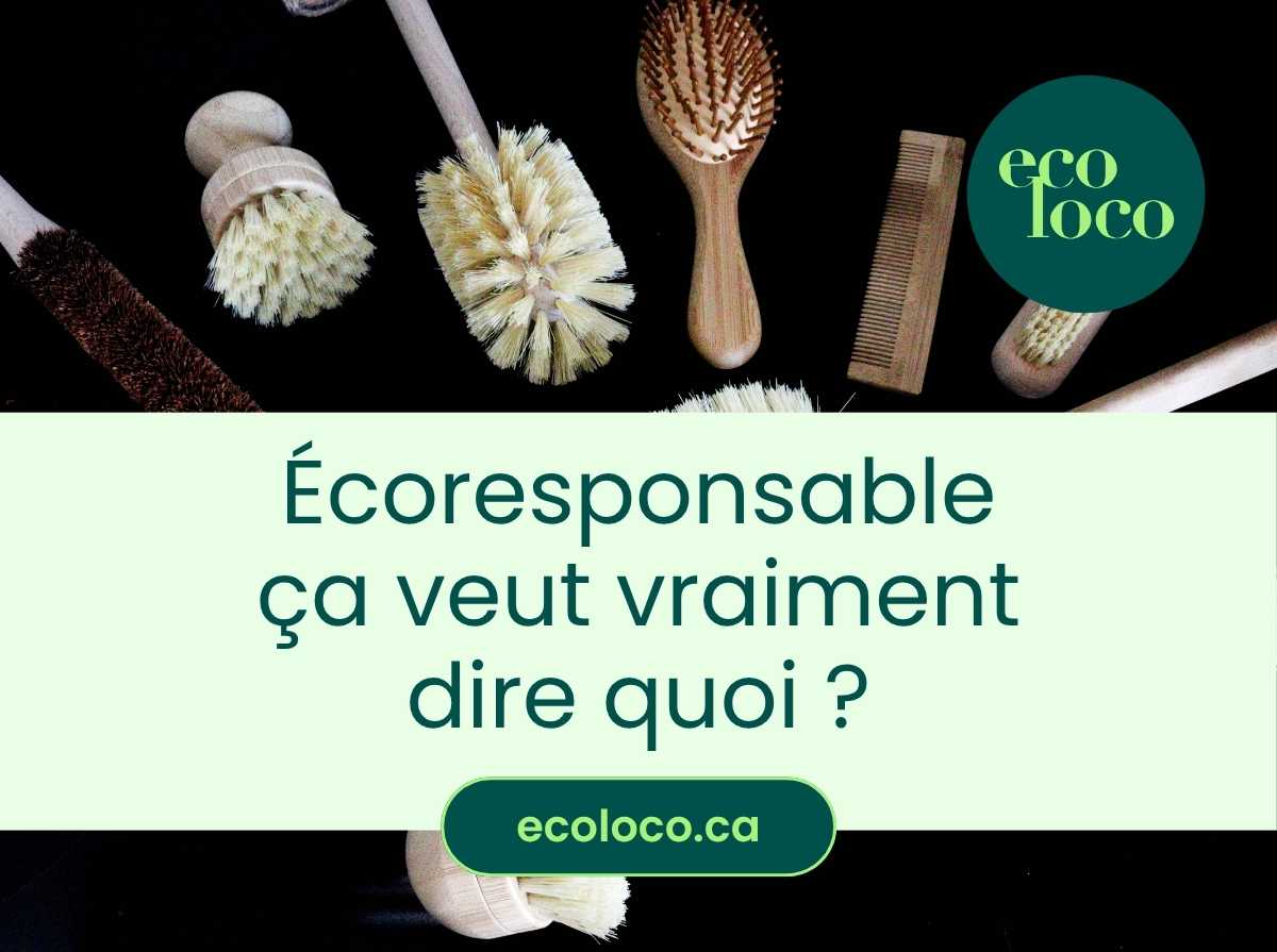 Que veut dire ''écoresponsable'' ?