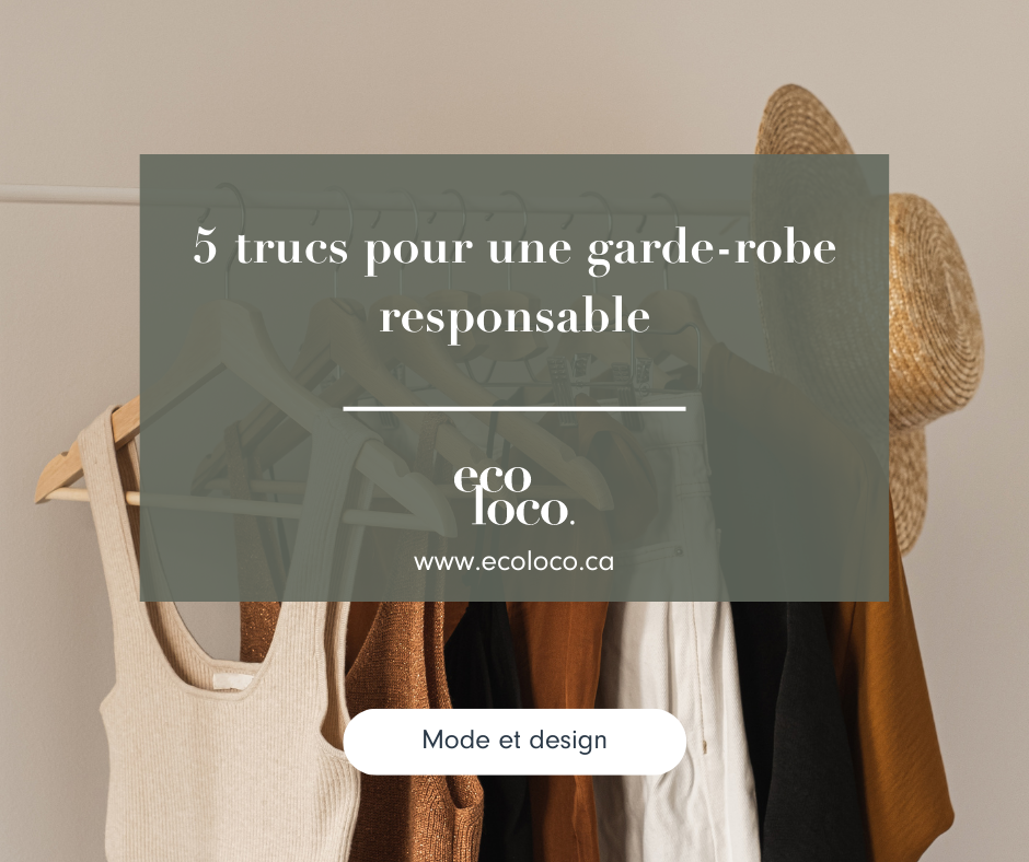 vêtement écologique, garde-robe responsable