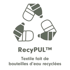 Fait de bouteilles de plastique recyclées