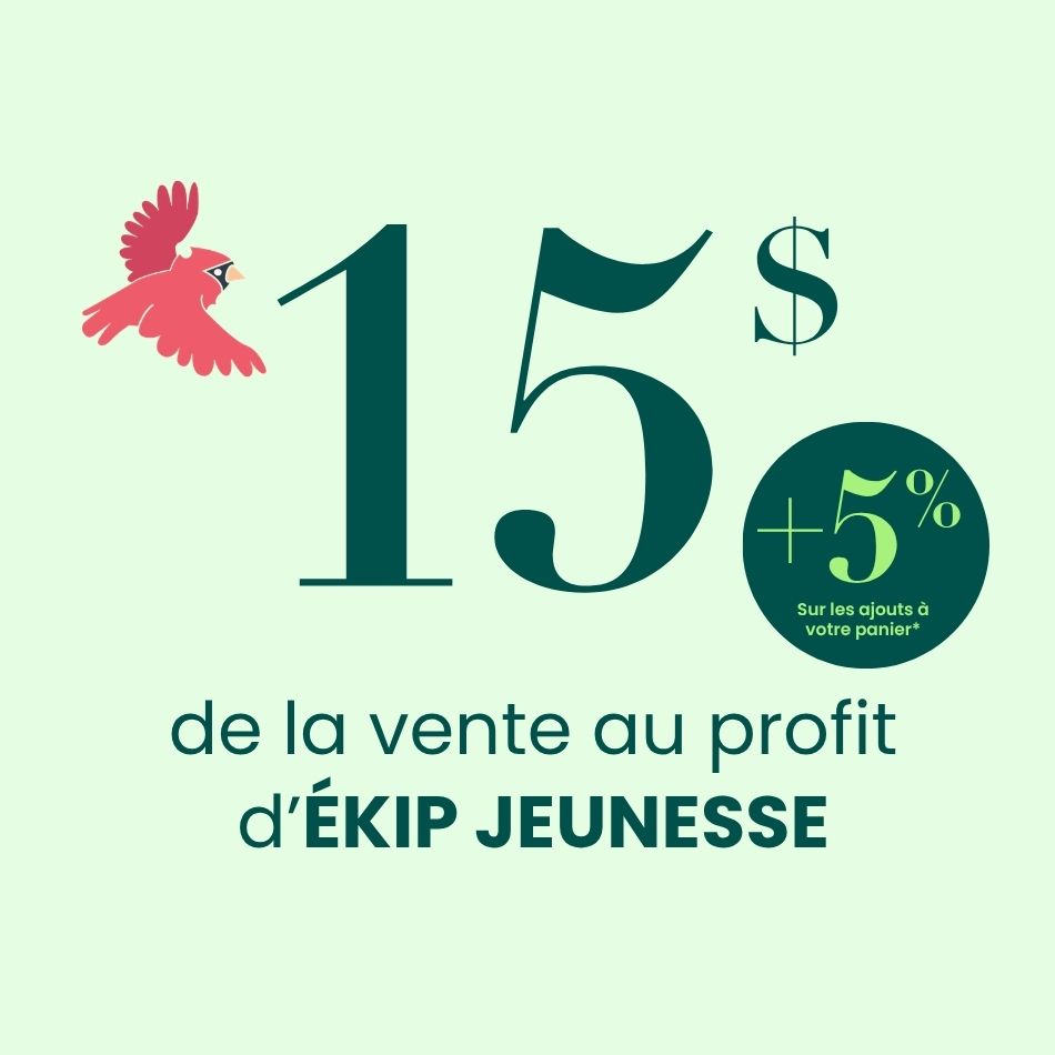Fundraising Campaign – $15 Donated to Ékip Jeunesse – Two Reusable Snack Bags