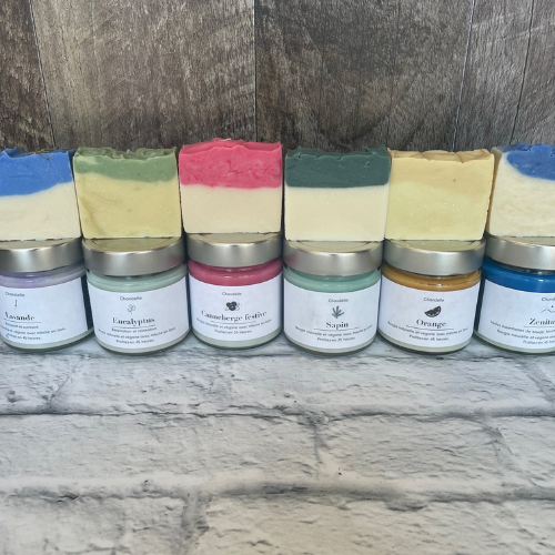 Parfait duo:  Chandelle-savon||Perfect duo: Candle and soap