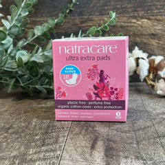 Serviette hygiénique super avec aile en coton naturel