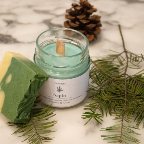 Parfait duo:  Chandelle-savon||Perfect duo: Candle and soap