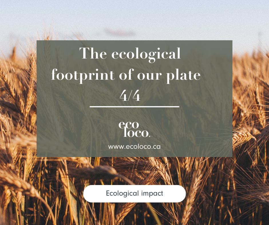 Reducing our ecological footprint on our plates(4/4)
