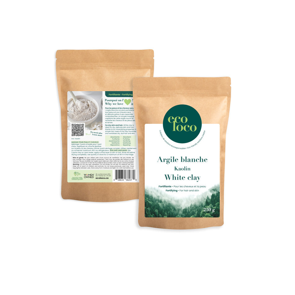 Argile Blanche En Poudre (Ghassoul) Pure - 100g - Produit Naturel - Origine France - Neuf