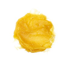 Pâte épaisse au couleur du miel représentant un baume réparateur. 