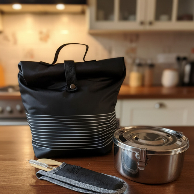 Insulated lunch bag – Made in Quebec: Local fabrics, exclusive designs