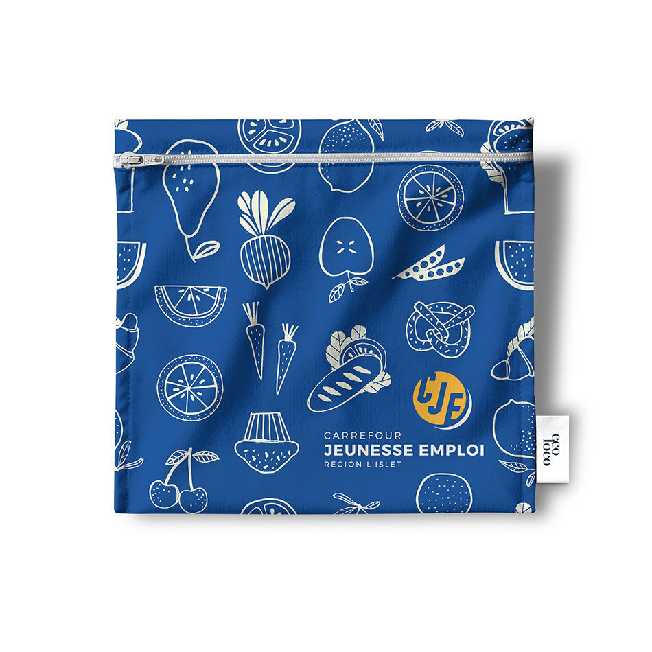 Large eco-friendly and reusable bag to personalize (sandwich format)