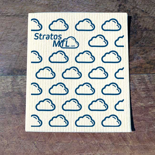 Chiffons suédois beige avec un motif de l'entreprise Stratos MTL