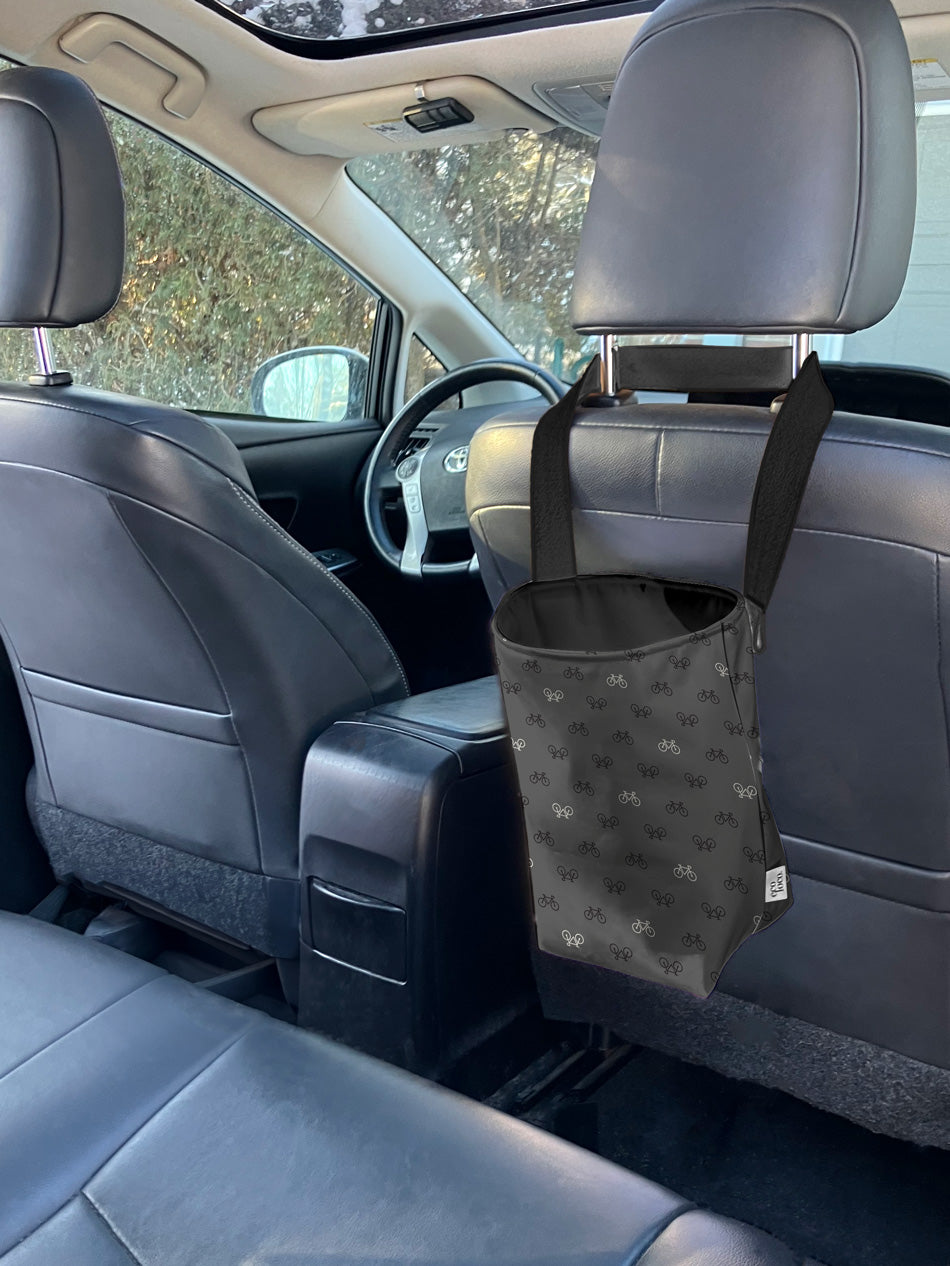 Washable Car Bin - Wastebasket with Handle