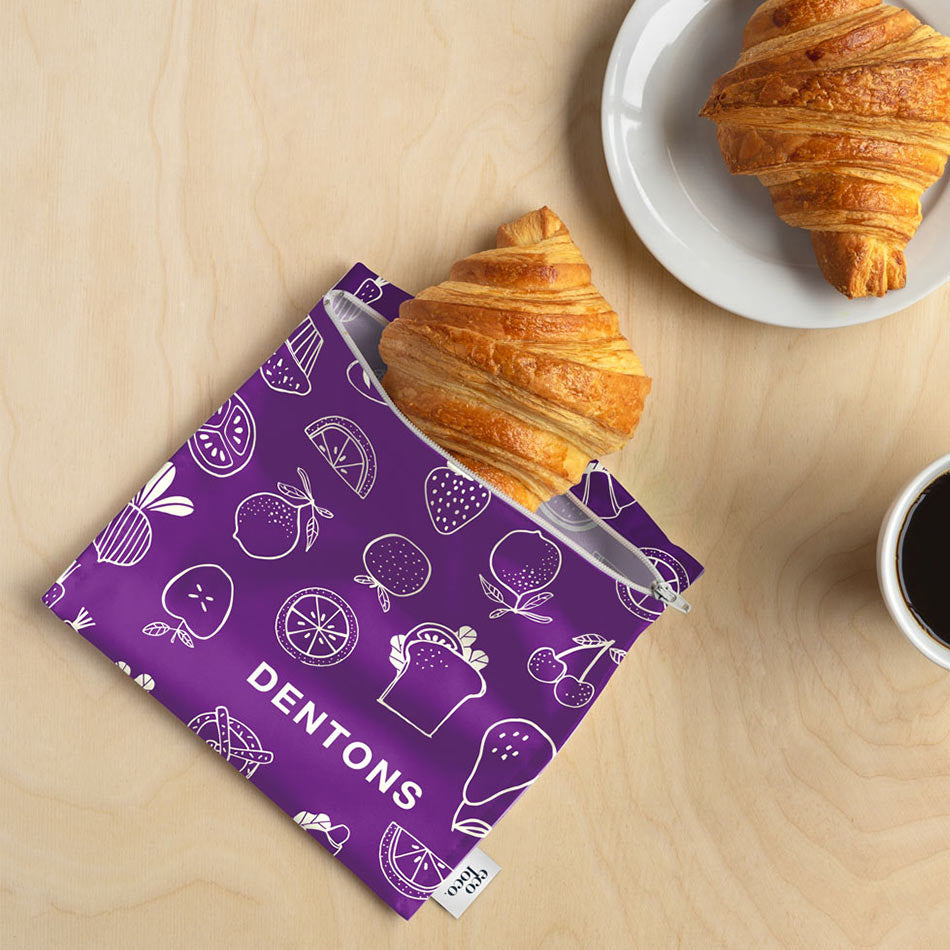 Large eco-friendly and reusable bag to personalize (sandwich format)