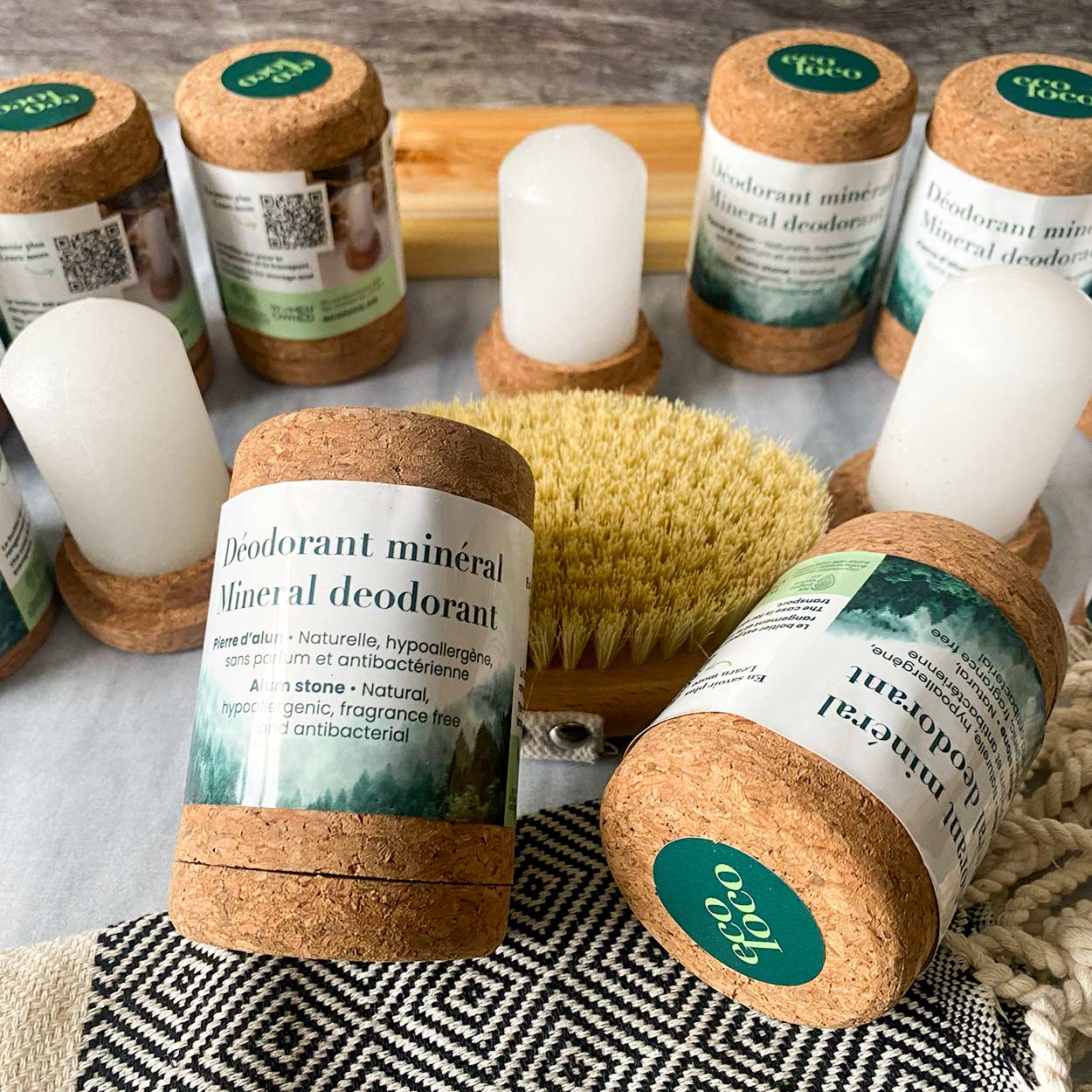 Mineral deodorant: Alum