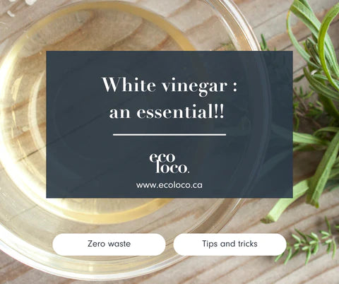 White vinegar: an essential!