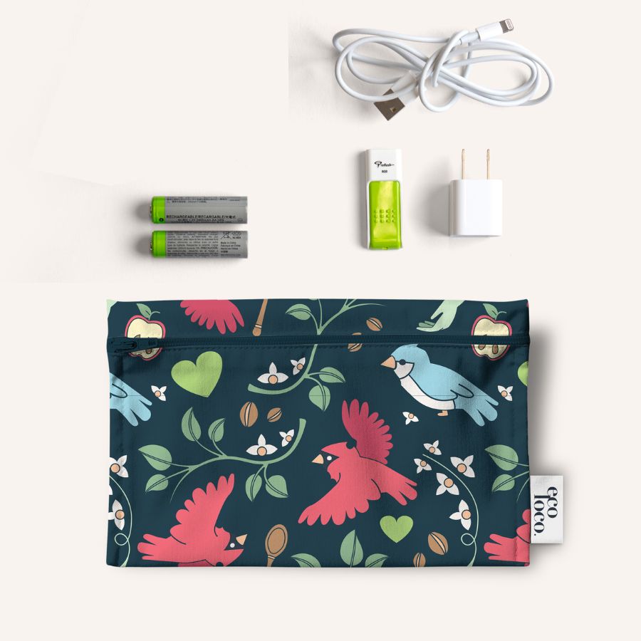 Fundraising Campaign – $15 Donated to Ékip Jeunesse – Two Reusable Snack Bags