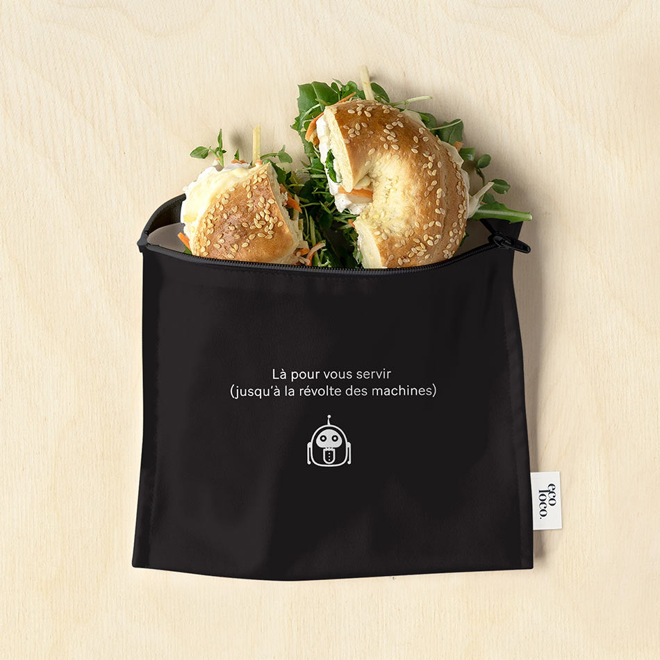 Large eco-friendly and reusable bag to personalize (sandwich format)
