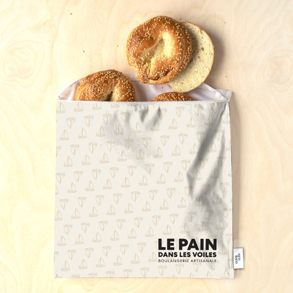 Sac extra-large écologique et réutilisable à personnaliser (format vrac et congélation)