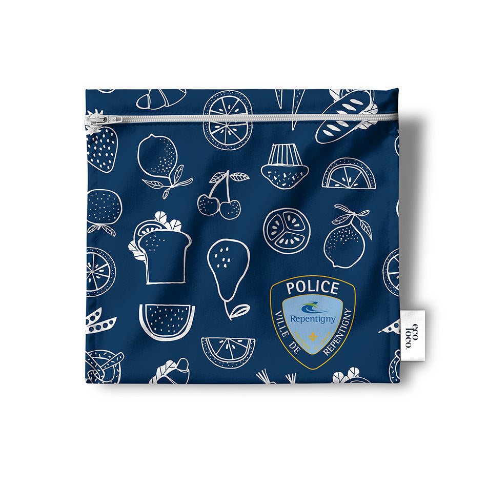 Large eco-friendly and reusable bag to personalize (sandwich format)