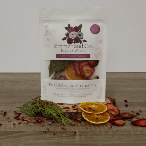 Sachet de pot-pourri à mijoter agrumes, fraises, roses et cèdre
