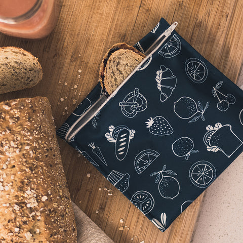 sac à sandwich réutilisalble à personnaliser