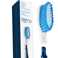 Brosse à dent bleu faite au Québec
