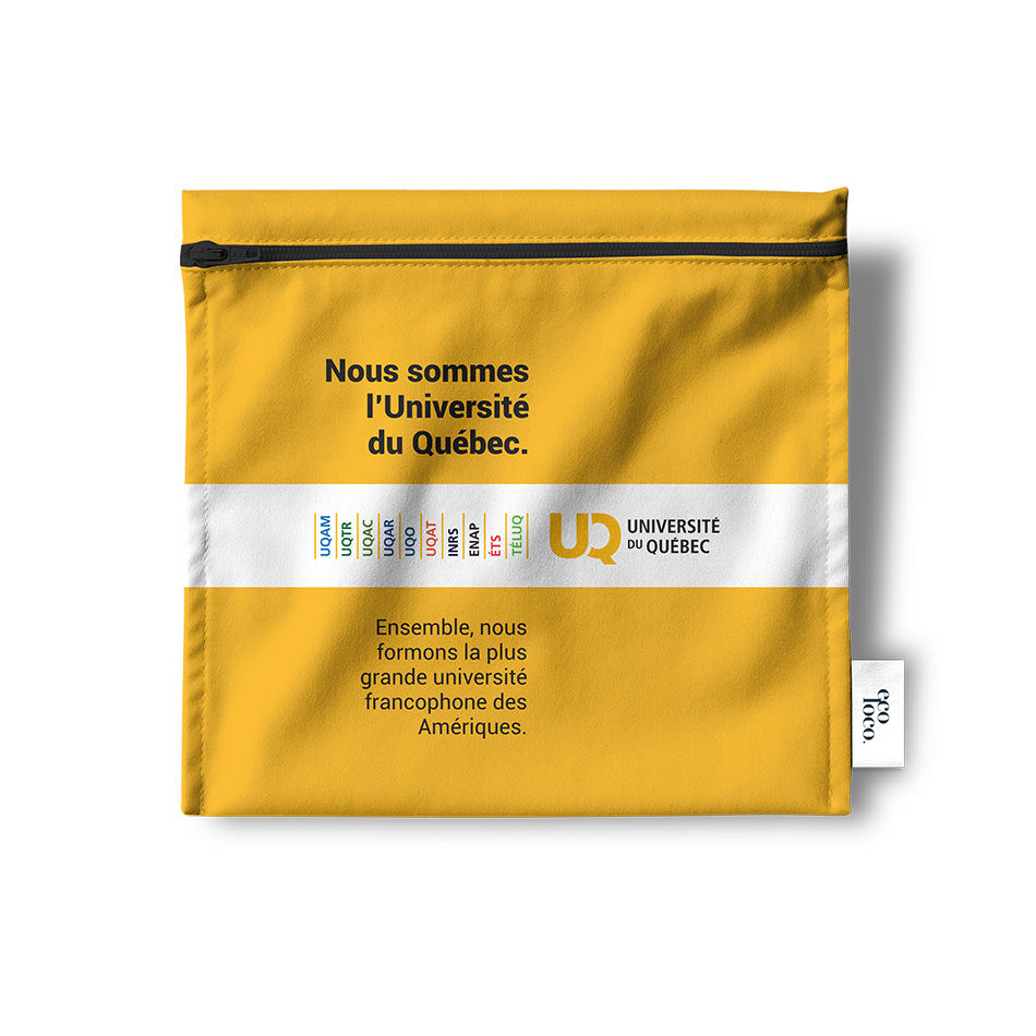Large eco-friendly and reusable bag to personalize (sandwich format)