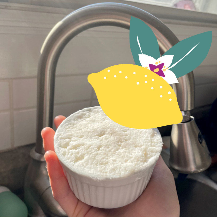 Solid dish soap (cake) and multi-purpose usage