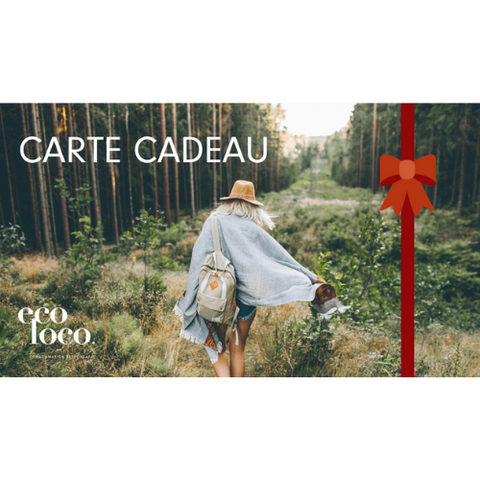 carte cadeau boutique écologique