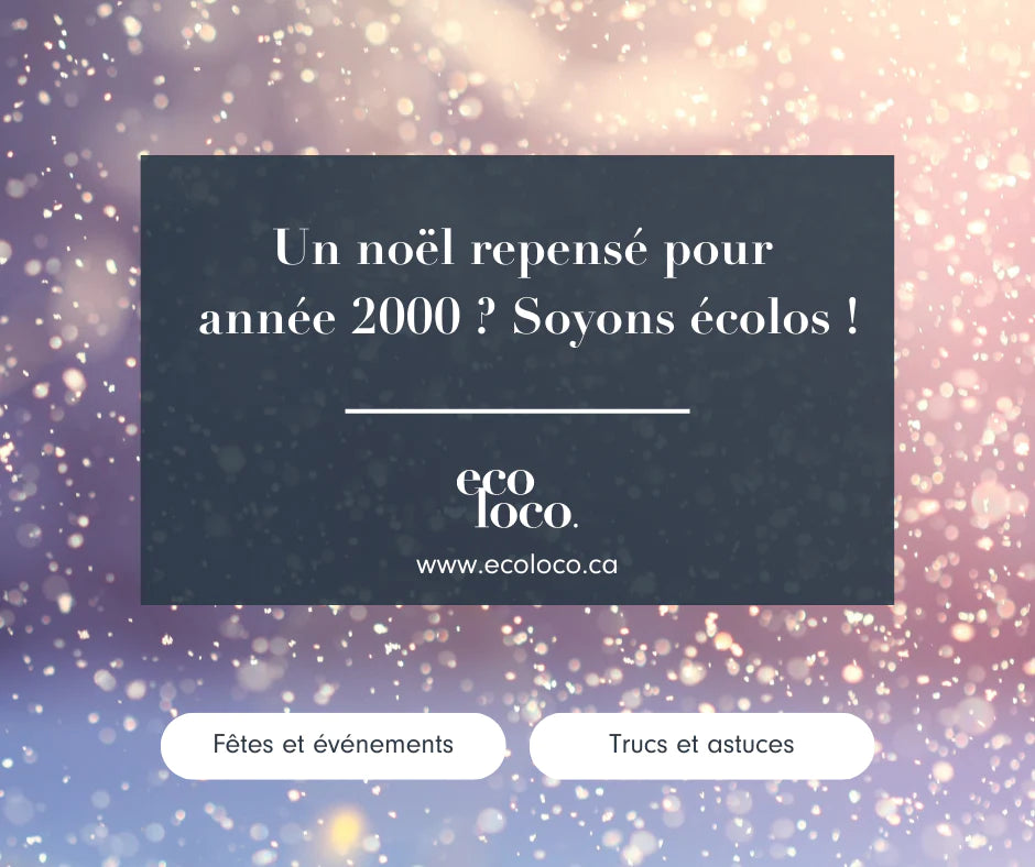 Un noël repensé pour année 2000 ? Soyons écolos ! 