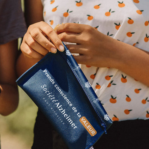 Ecological reusable snack bag made in Canada to personalize