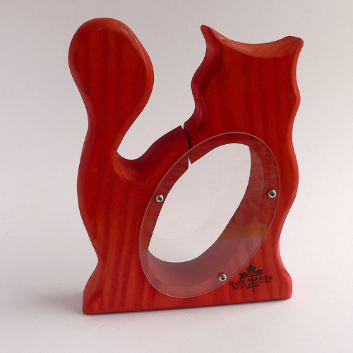 wood piggy bank