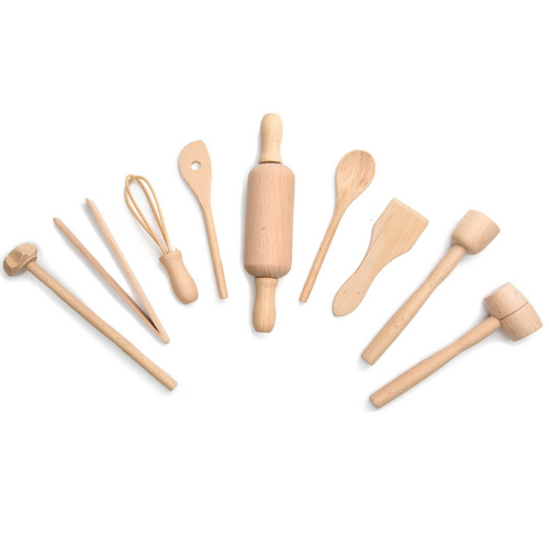 wooden cooking set -  toddlers