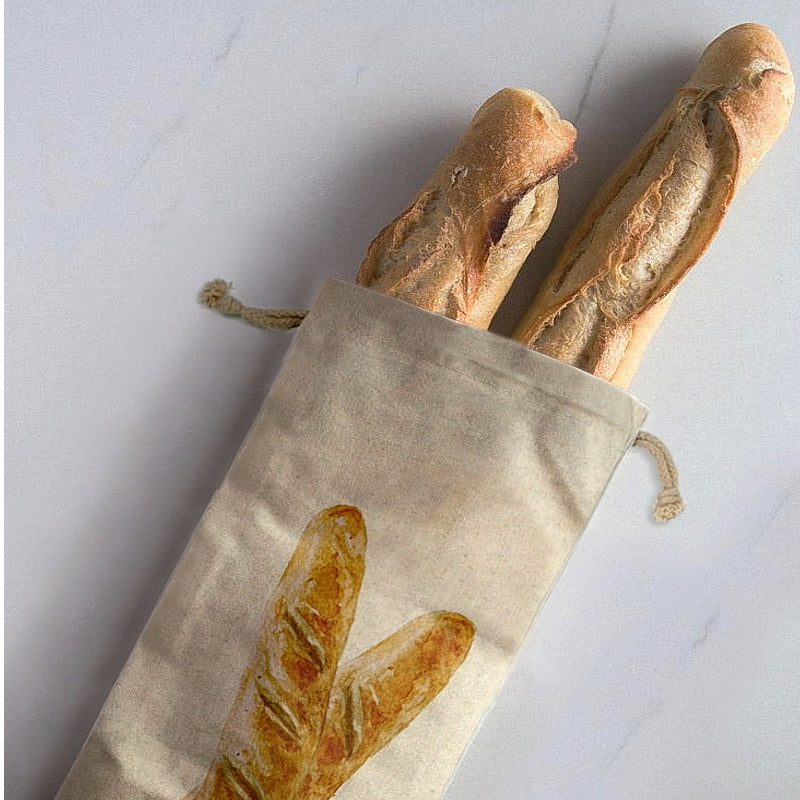 sac réutilisable baguette