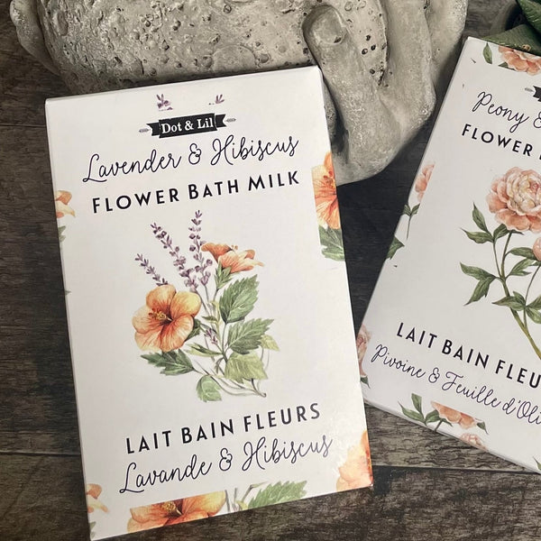 flower bath milk