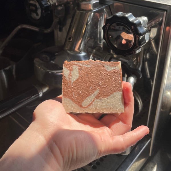 exfoliant coffee soap